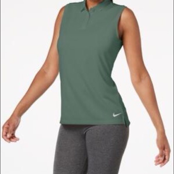 nike sleeveless golf shirt